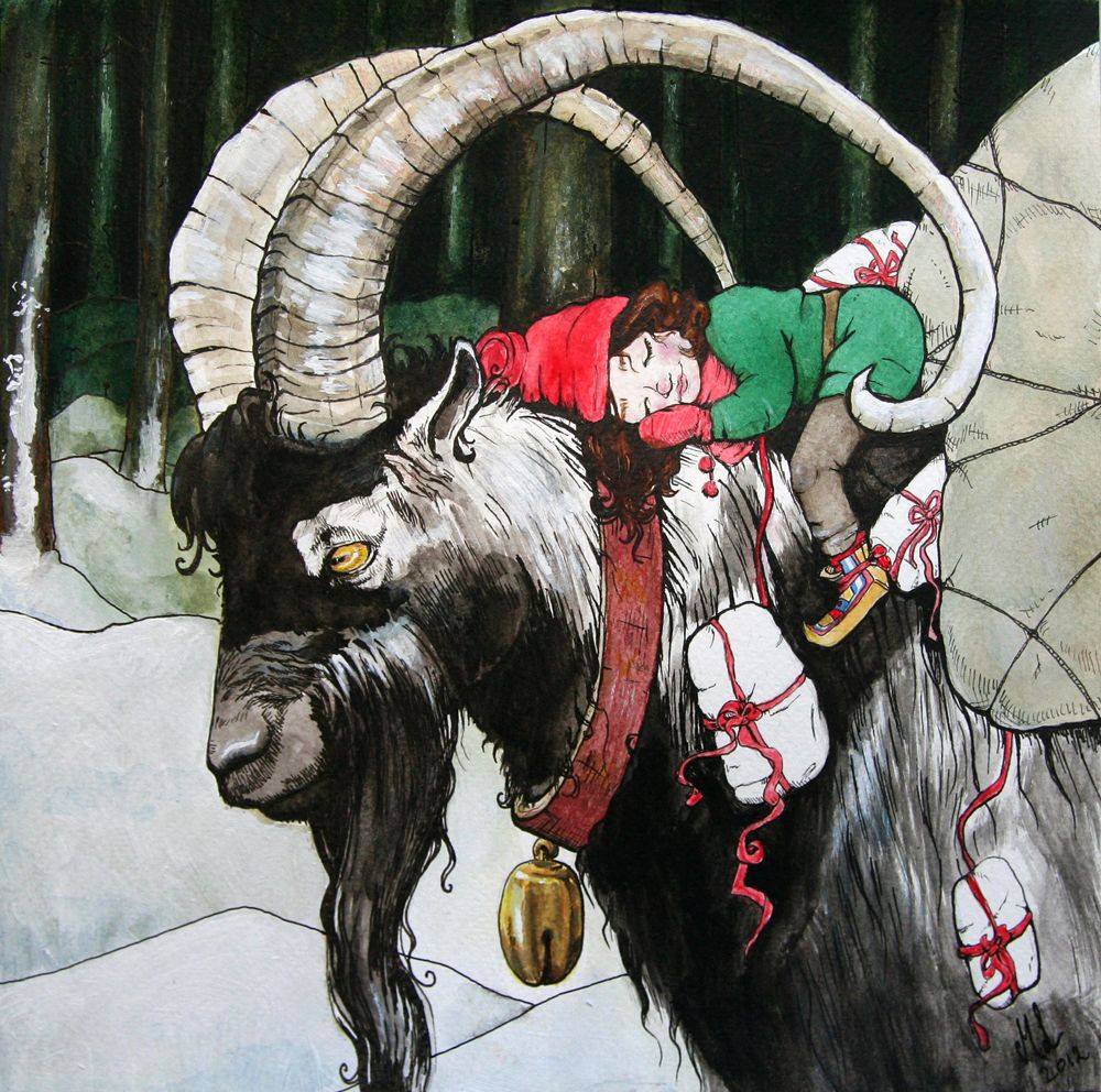 Chuyện về con dê Yule Goat trong Giáng sinh